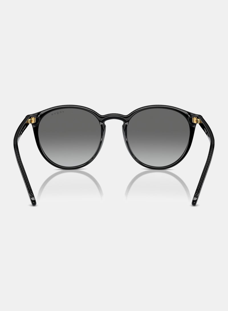 Vogue Full Rim Round Sunglasses 0VO5544SI - Image 4